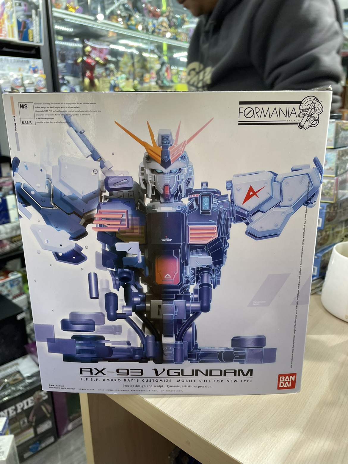 【安森】中古万代FORMANIA EX Nu GUNDAM牛高达胸像现货-封面