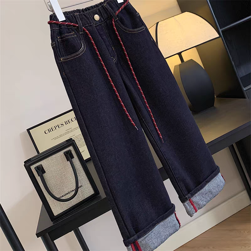 女童牛仔裤2025新款冬装儿童洋气加厚保暖棉裤大童装男孩休闲长裤,童装/婴儿装/亲子装,儿童牛仔裤,淘宝优惠券,粉丝福利购,淘宝优惠卷