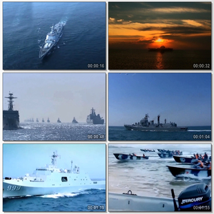 军港之夜歌曲 海洋中国梦海军航母红歌类LED舞台动态背景视频素材