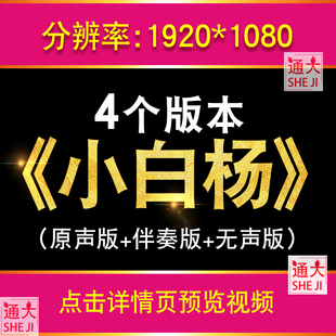 军旅歌曲 小白杨 树林 八一士兵军队边防 led大屏幕背景视频素材