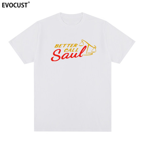 Better call saul tv theme风骚律师美剧字母短袖T恤男女恶搞背面