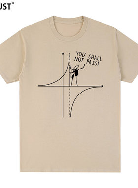 you shall not pass短袖T恤指环王巫师甘道夫魔戒Math数学男女