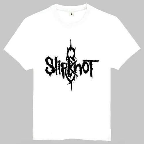 SlipknotT-shirt白色活结恤短袖