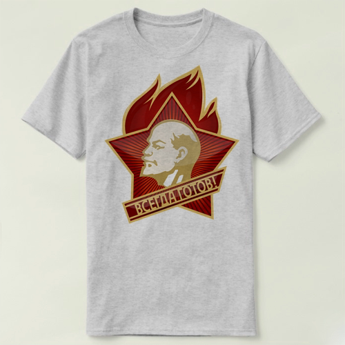 PioneersT-ShirtLenin先锋队恤男