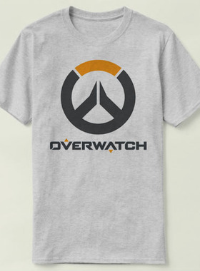 Overwatch 守望先锋 Tee-Shirt男女成人T恤DIY定制圆领衣服