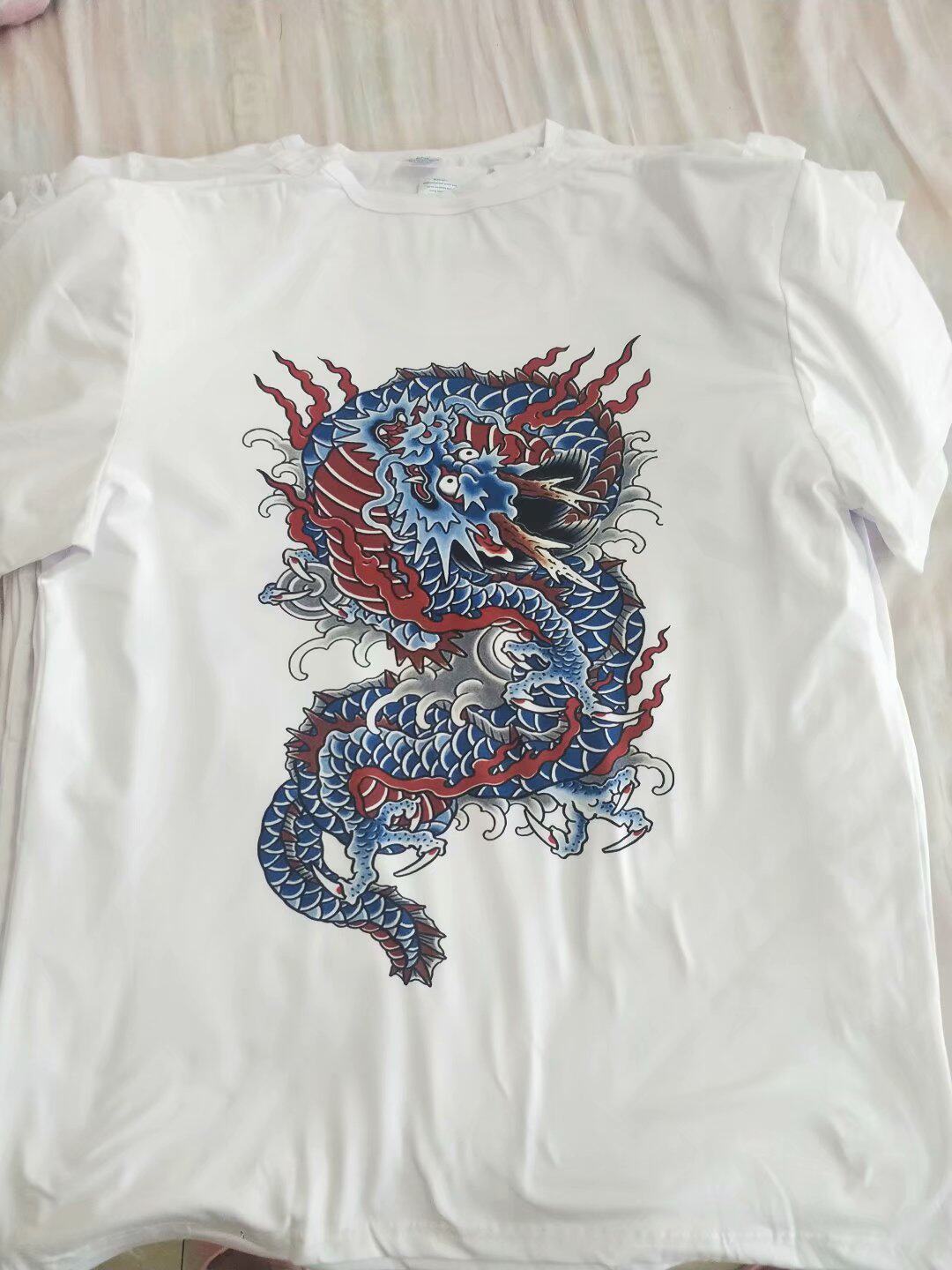 龙如 Yakuza  Tee Shirt 如龙 苍龙天童阳介 青龙双面印刷定制T恤