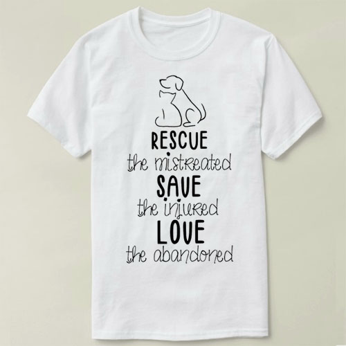 RESCUESAVELOVE短袖衣服个性定制DIYTeeT-ShirtT恤
