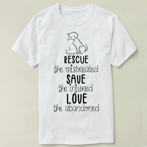 RESCUESAVELOVEDIYTeeT-ShirtT男