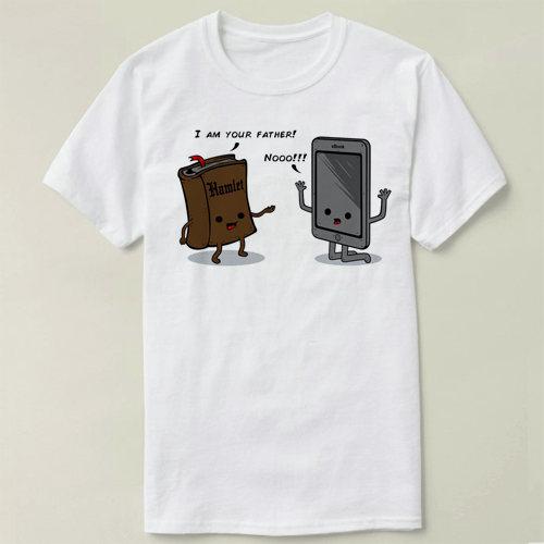 T-ShirtfatherKINDLEEBOOKGEEK男