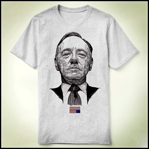 Frank Underwood cards of house 纸牌屋 定制 DIY  T-Shirt T恤