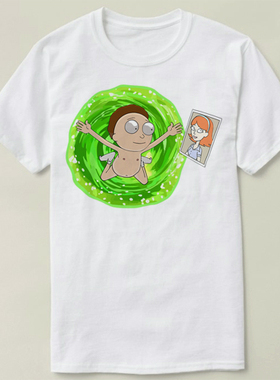 Nirvana 涅磐乐队 rick morty 瑞克和莫蒂 nevermind T-Shirt T恤