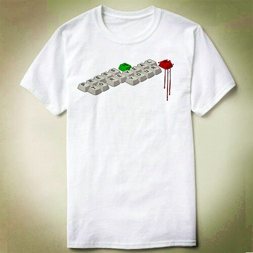 GEEKNERDprogrammerPressF8toRevealYourF8T-ShirtT恤
