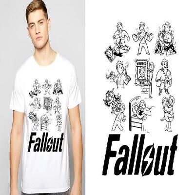 Fallout4vaultboy4T-ShirtTEE男