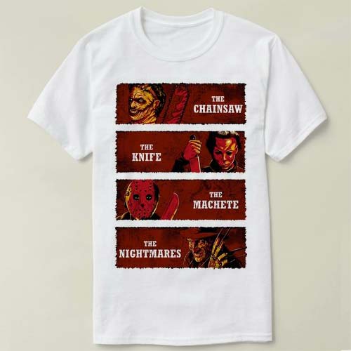 HalloweenT-ShirtFreddyJason5男