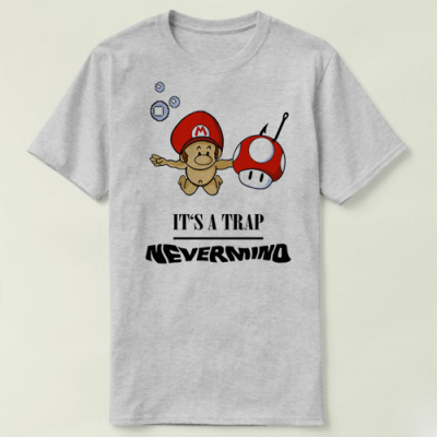 nevermindNirvanaT-Shirtmario男