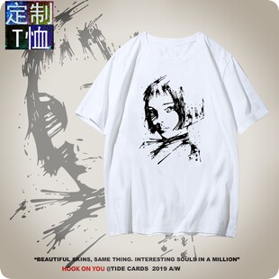 钢笔画艺术人物头像这个杀手不太冷Mathilda玛蒂尔达印花定制T恤