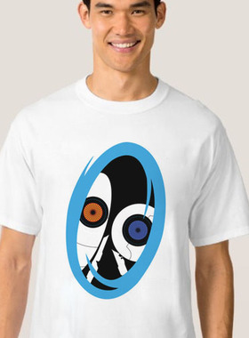 Portal传送门Gabe Newell Valve TeeShirt成人T恤定制圆领衣服14