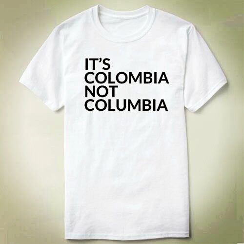 It'sColombiaNotColumbia上衣DIYTeeT-ShirtT恤衣服