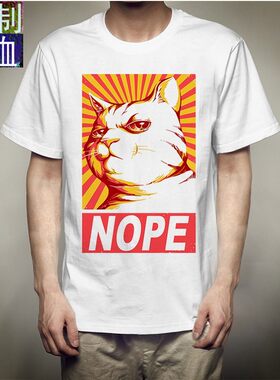 潮牌可爱卡通猫咪印花短袖t恤女韩版上衣2021夏装新款男女款短袖