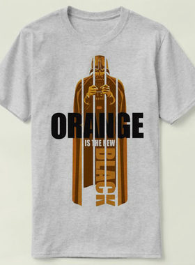 T-ShirtOrangeBlackdarthvader男