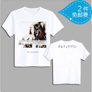 无胶感动漫周边罪恶王冠人物大幅面图案个性T恤