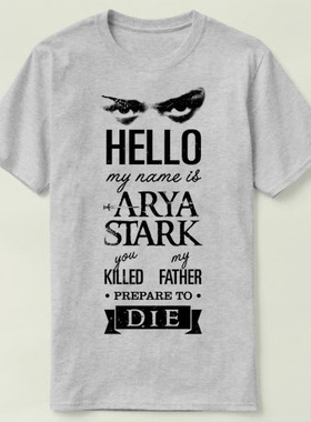 GameofThrones权力的游戏圆领衣服定制成人TeeT-ShirtT恤9