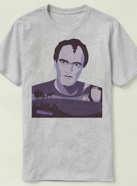 QuentinTarantino昆汀塔伦蒂诺Shirt圆领衣服T恤PulpFiction