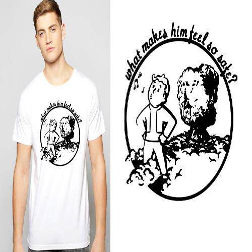 Fallout4vaultboy4T-ShirtTEE男