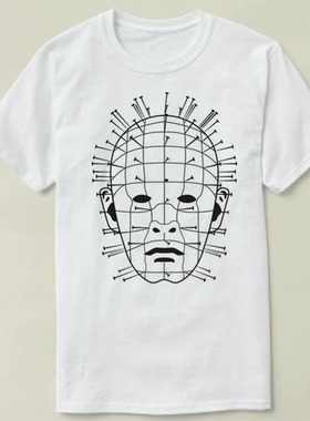 Hellraiser养鬼吃人pinhead钉头鬼圆领半袖成人Tee Shirt T恤 6