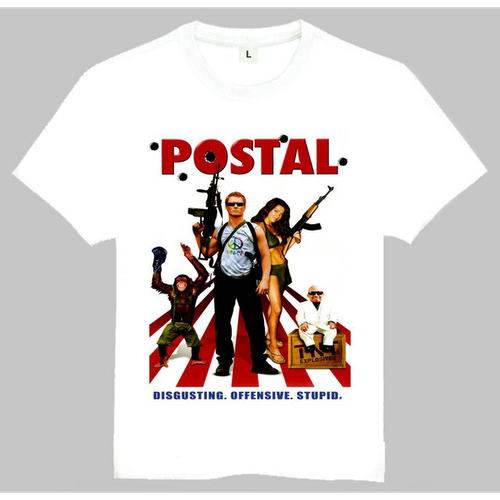 POSTALT-shirt喋血街头夺命邮差T恤欧美潮流T恤游戏T恤