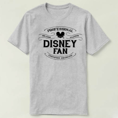 ProfessionalDisneyFan新品个性上衣DIYT-ShirtT恤