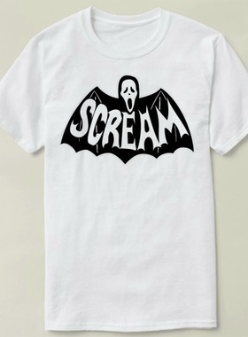 Ghostface scream 惊声尖叫 Tee Shirt T恤 圆领衣服定制成人 3