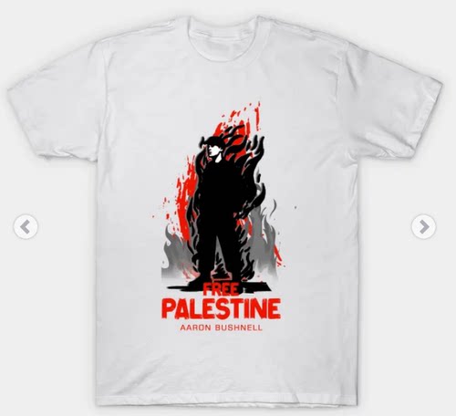 BushnellAaron巴勒斯坦反战内T男
