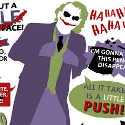 衣服T恤Joker Heath Ledger Clown Quotes batman 小丑Shirt定制