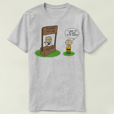 Sigmund Freud  弗洛伊德 半袖 定制 Science tee  T-Shirt T恤