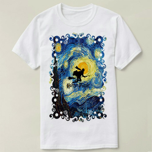 T-ShirtwizardstarryYoungGogh男