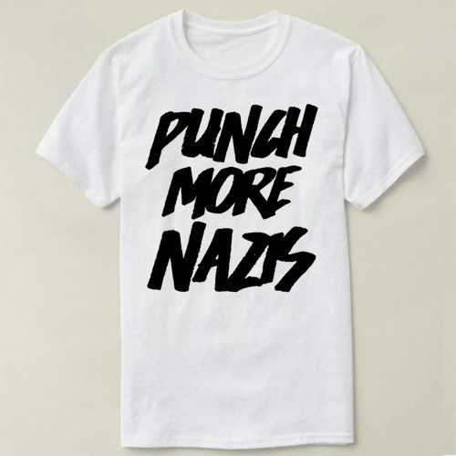 T-ShirtPunchNazisfunnyMore恤男