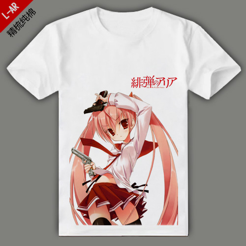 动漫A3短袖男女修身印花绯牛臣仕