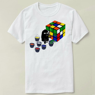 How T恤 Cube 半袖 魔方 Solve Shirt cube Rubiks