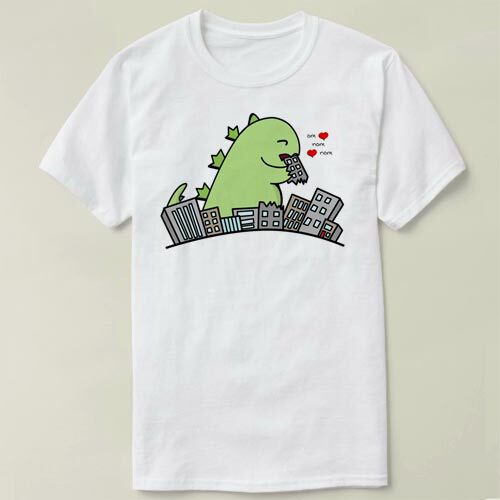 GodzillaT-ShirtZillaTinyDIY男