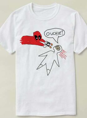 DeadpoolOUCHIEMarvelShirtTee男