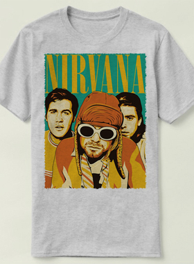 nevermind Nirvana 涅磐乐队 Kurt Cobain 科特 柯本 T-Shirt T恤