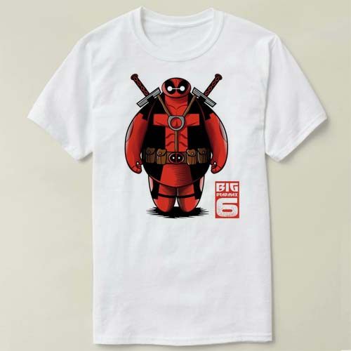 DeadpoolMarvelbaymaxShirtTee男