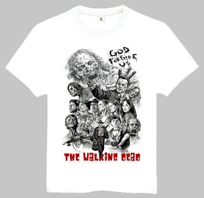 The Walking Dead T-shirt 行尸走肉 T恤 欧美潮流T恤 多款供选