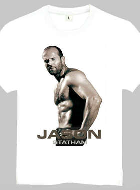 Jason Statham T-shirt 杰森斯坦森 T恤 敢死队 白色 短袖T恤