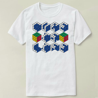 T-ShirtRubiksCubeLifeDIYTee男