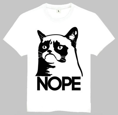 T-shirtGrumpyCat不爽订制猫短袖