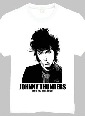 Johnny Thunders T-shirt 名人T恤 Johnny Thunders T恤 欧美T恤