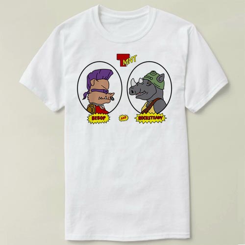 Bebop and Rocksteady 个性 定制  DIY Tee 衣服 T-Shirt T恤