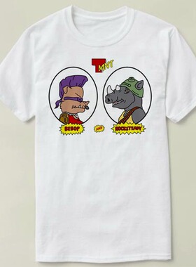 Bebop and Rocksteady 个性 定制  DIY Tee 衣服 T-Shirt T恤